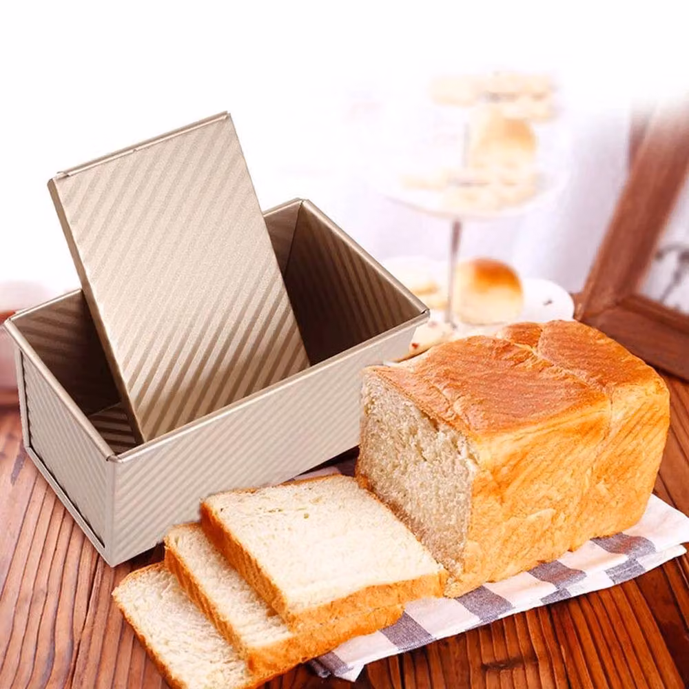 Havendro Large Non Stick Rectangular Bread Loaf Tin, Gold – 3