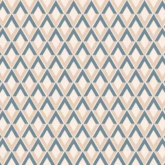 I Love Wallpaper Abstract Geometric Chevron Wallpaper in Blue
