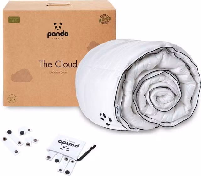 Panda London Panda Cloud 4.5 Tog Bamboo Duvet in White