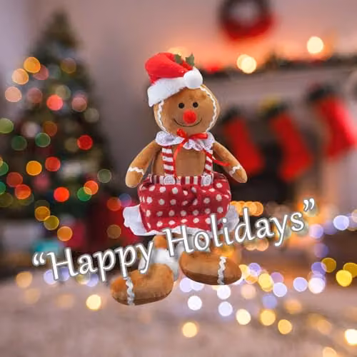 VFM e-Store Christmas Gingerbread Woman Decoration, Red and Multicolour, H 62 cm x W 22 cm x D 22 cm – 4