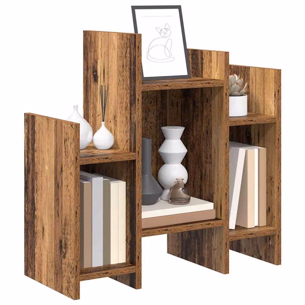 Berkfield Home Side Cabinet in Old Wood Brown, W/D/H: 60 x 26 x 60 cm – 3