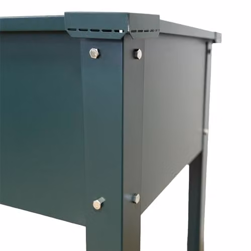 Esschert Dutchlander Large Green Metal Raised Bed made of Steel, W/D/H: 100.5 x 80.5 x 80 cm – 2