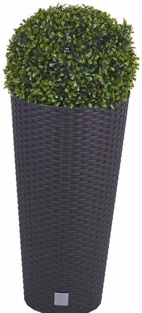 URBNLIVING Elegant Tabletop Garden Planters in Brown, Grey or Black, W/D/H: 20 x 20 x 38.5 cm