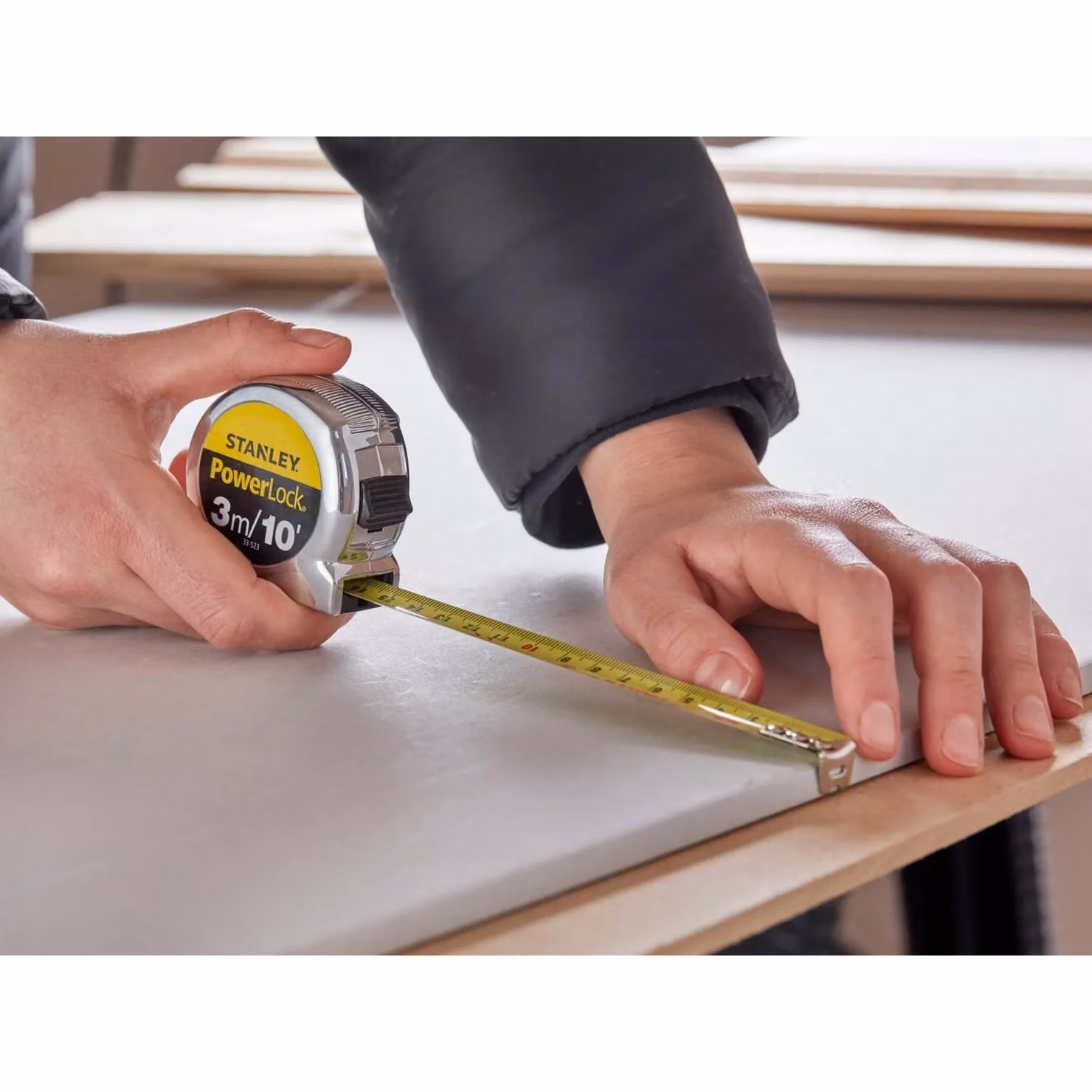 Stanley Powerlock Classic Pocket Tape Measure in Yellow and Multicolour – 3