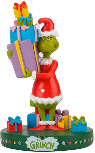 VFM e-Store Grinch 3D Christmas Tabletop Decoration, Green, W: 15 cm, D: 10 cm, H: 15 cm