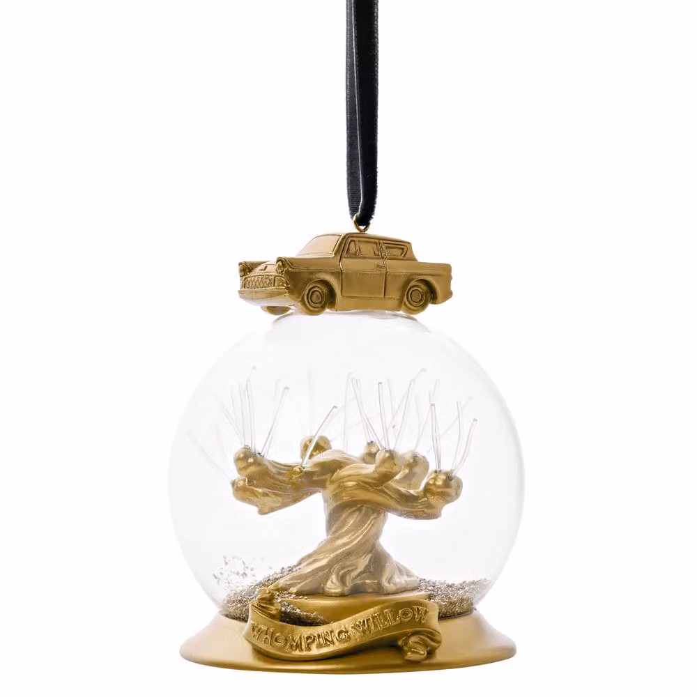 Widdop and Co Warner Bros Harry Potter Alumni LED Collectable Glass Bauble - Whomping Willow in Gold – 2