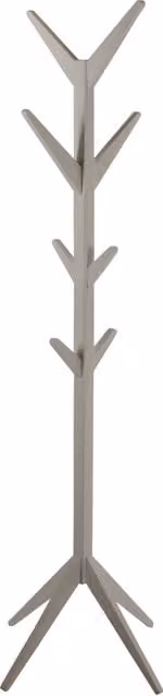 Furniture To Go Ascot Lacquered Coat Hanger in Grey with Distributed Point Hooks
