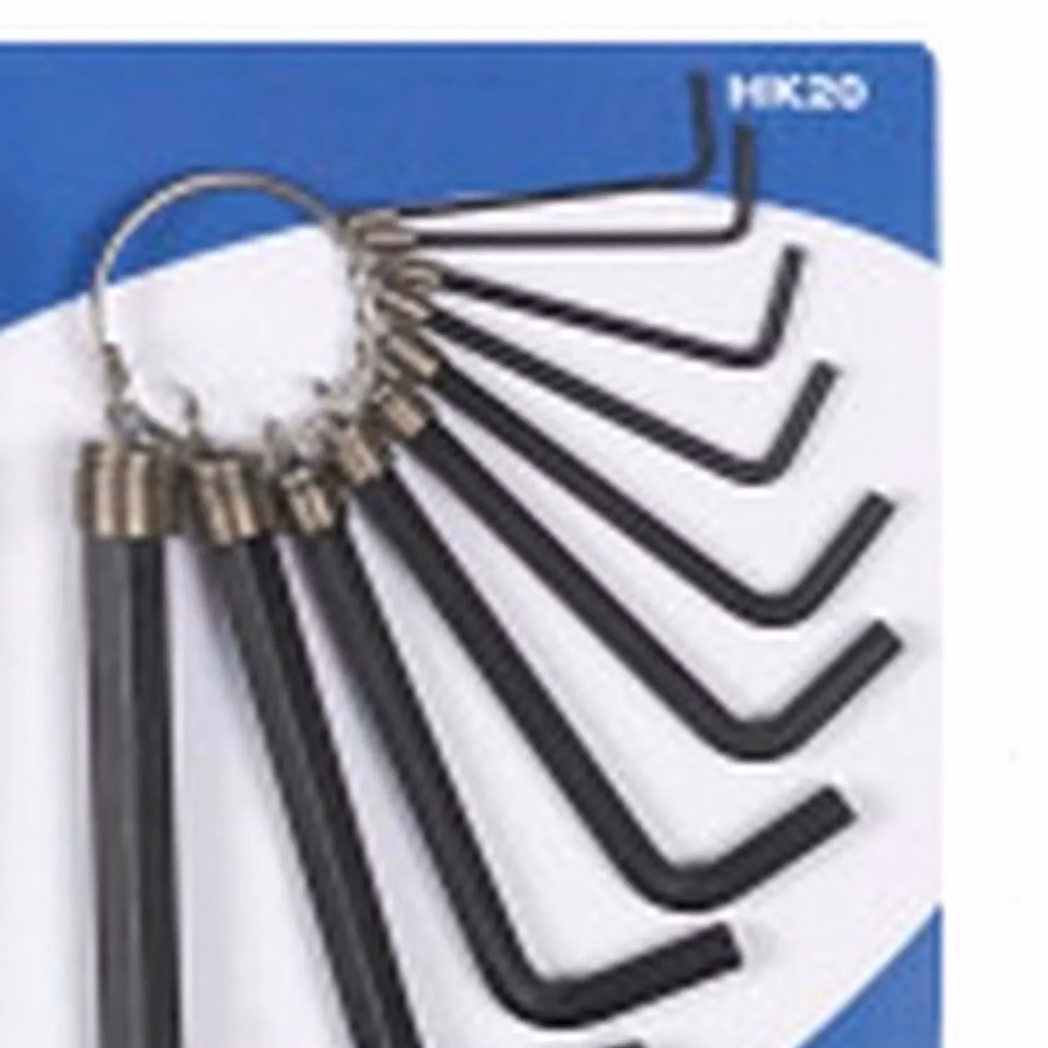 SupaTool 20-Piece Carbon Steel Hex Key Set in Silver and Black – 2