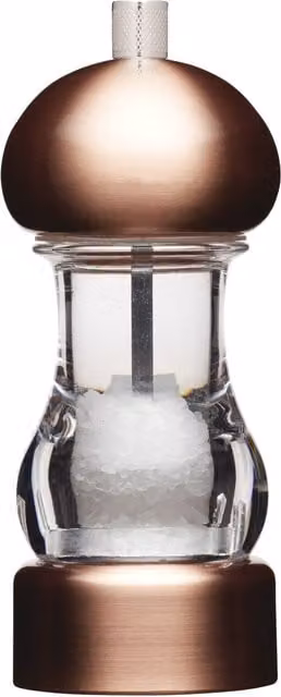 MasterClass Copper Effect Capstan Salt Mill, Height: 14.5 cm