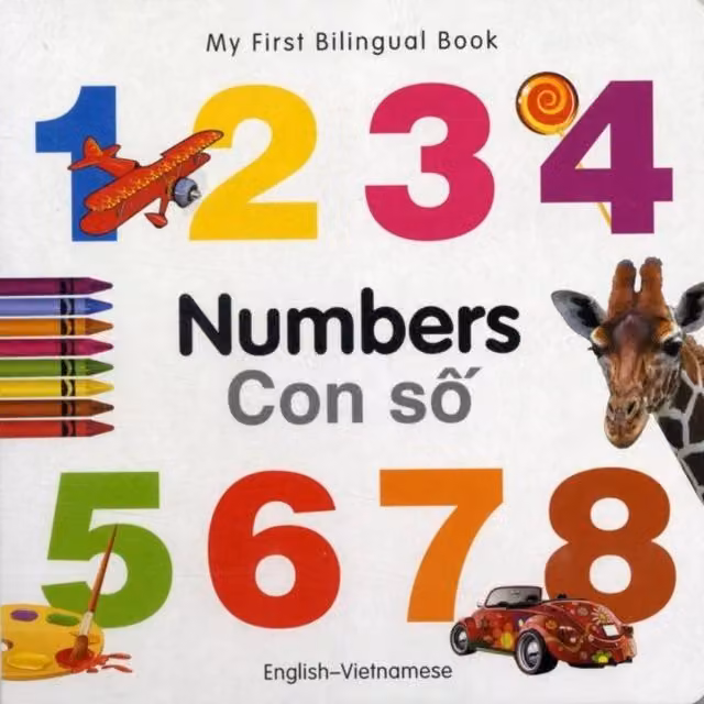 Milet Publishing Ltd My First Bilingual Book Numbers English-Vietnamese Multicolour Board Book