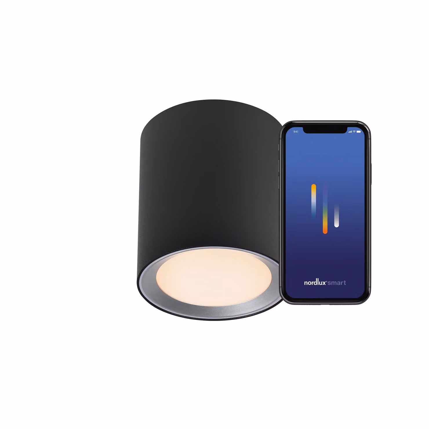 Nordlux Landonsmar LED Ceiling Light, Black Metal, IP44 Dimmable Bathroom Downlight – 2