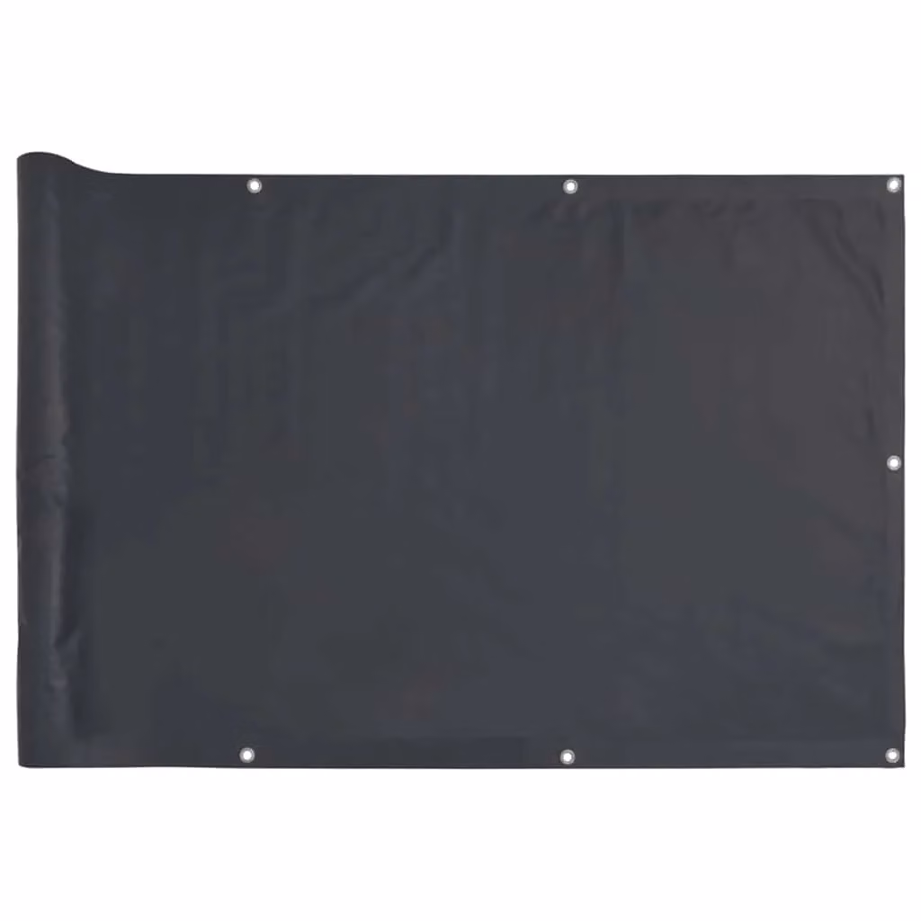 Berkfield Home Balcony Privacy Screen in Anthracite, W: 500 cm, H: 75 cm – 2