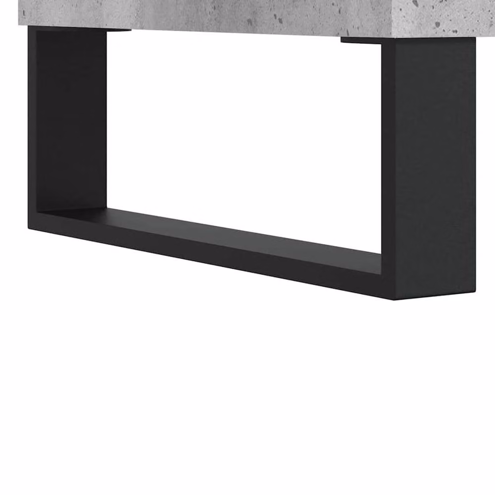 Berkfield Home Modern Rectangular Coffee Table in Grey with Lift Mechanism, W/D/H: 60 x 44.5 x 45 cm – 3