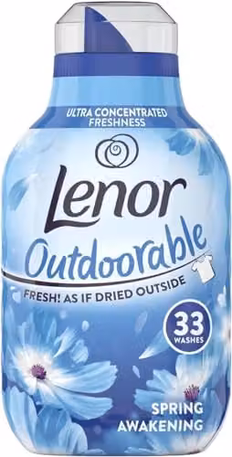 Lenor Outdoorable Fabric Conditioner Spring Awakening, 462ml, 33 Washes, Blue – 1