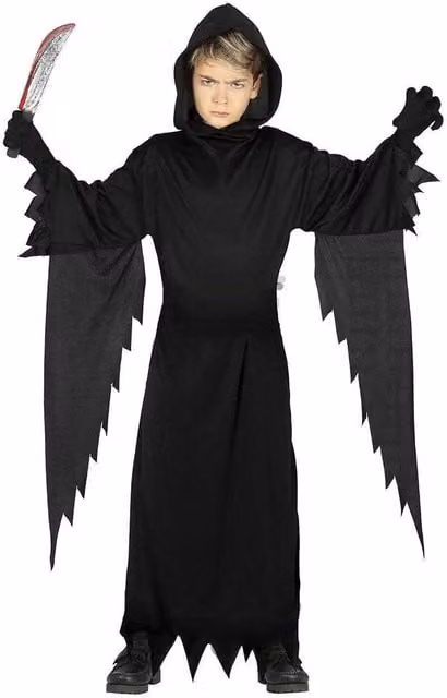 Fiestas Guirca Kids Knife Assassin Costume Set in Black
