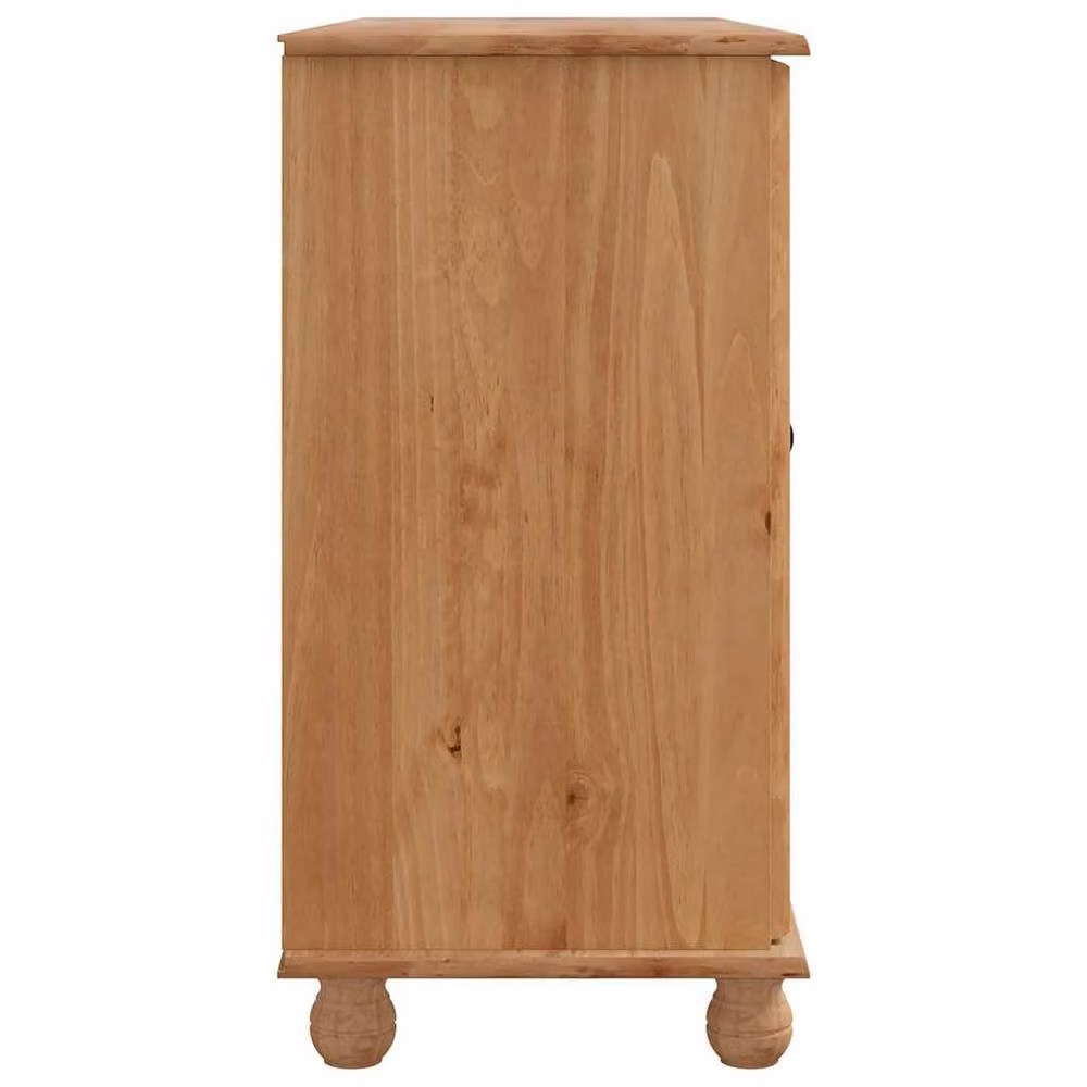 Berkfield Home ASKIM Sideboard in Brown Solid Pine Wood, W/D/H: 133.5 x 40 x 79 cm – 2