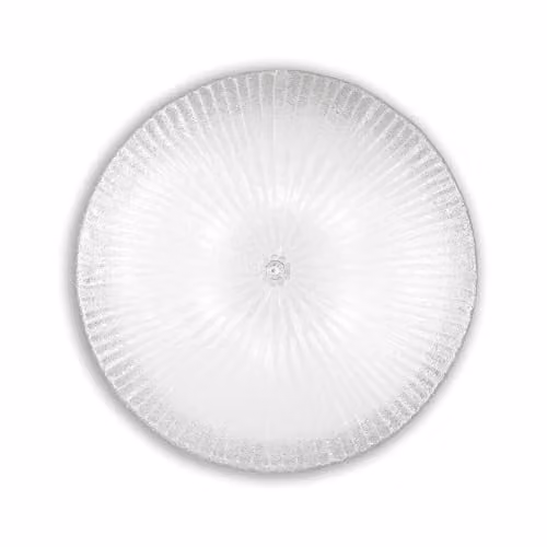 Netlighting Shell 6 Ceiling Light in Chrome and Grey with Transparent Glass and E27 Base