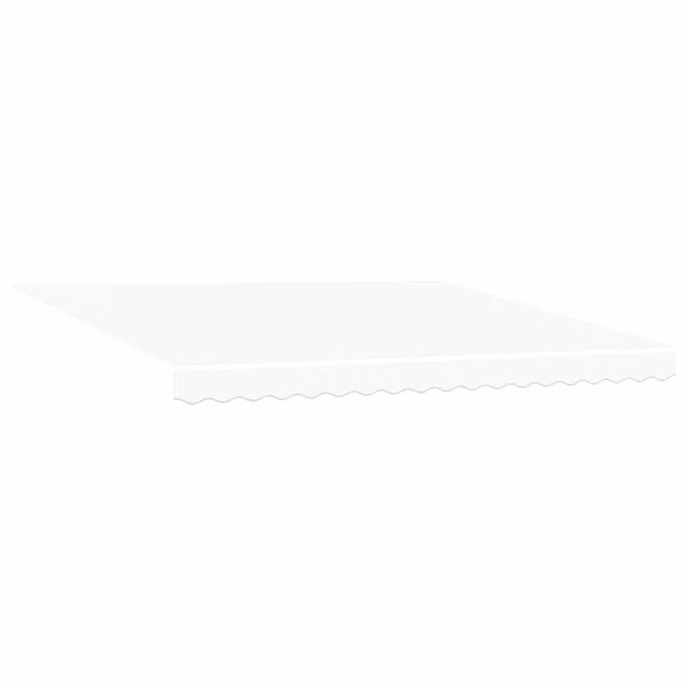 Berkfield Home White Polyester Awning Replacement Fabric, W: 400 cm, D: 295 cm – 3