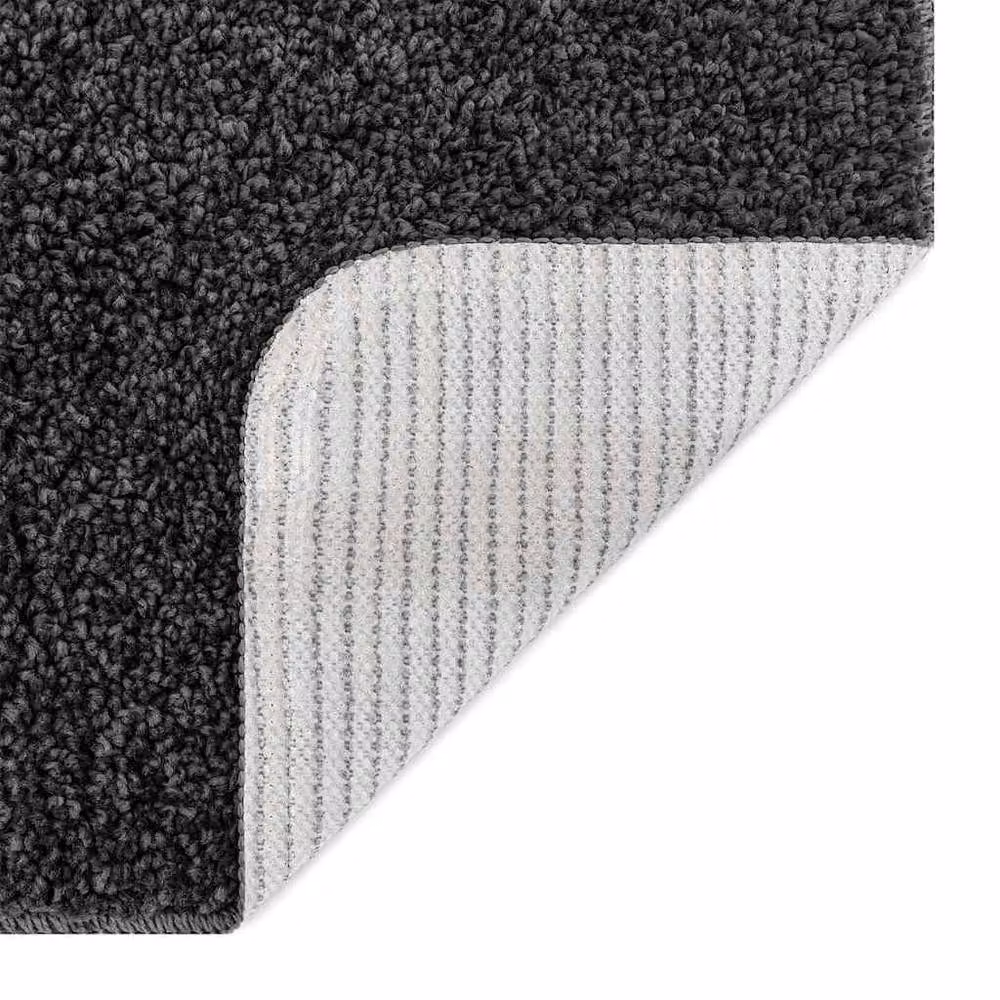 Berkfield Home Modern Rectangular Non-Slip Bath Mat, Grey, W: 60 cm, D: 90 cm – 4