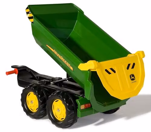 Rolly Toys John Deere Half-Pipe Trailer, Green, W/D/H: 122 x 43 x 45 cm – 2