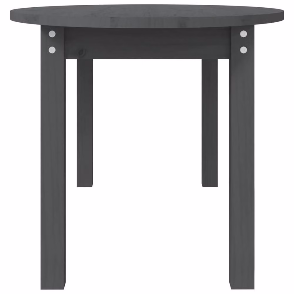 Berkfield Home Beautiful Coffee Table in Grey Solid Pine, W/D/H: 110 x 55 x 45 cm – 3
