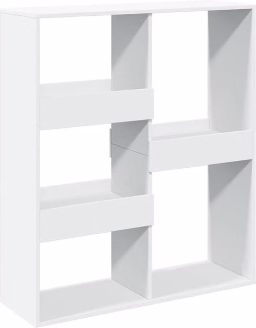 Berkfield Home White Straight Room Divider in MDF, W/D/H: 100 x 33 x 115 cm