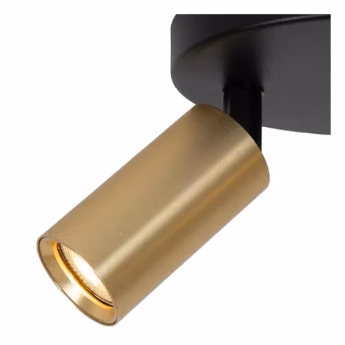 Lucide Ritmo Adjustable Ceiling Spotlight in Matt Gold/Brass, Diameter: 15 cm, 2xGU10 – 3