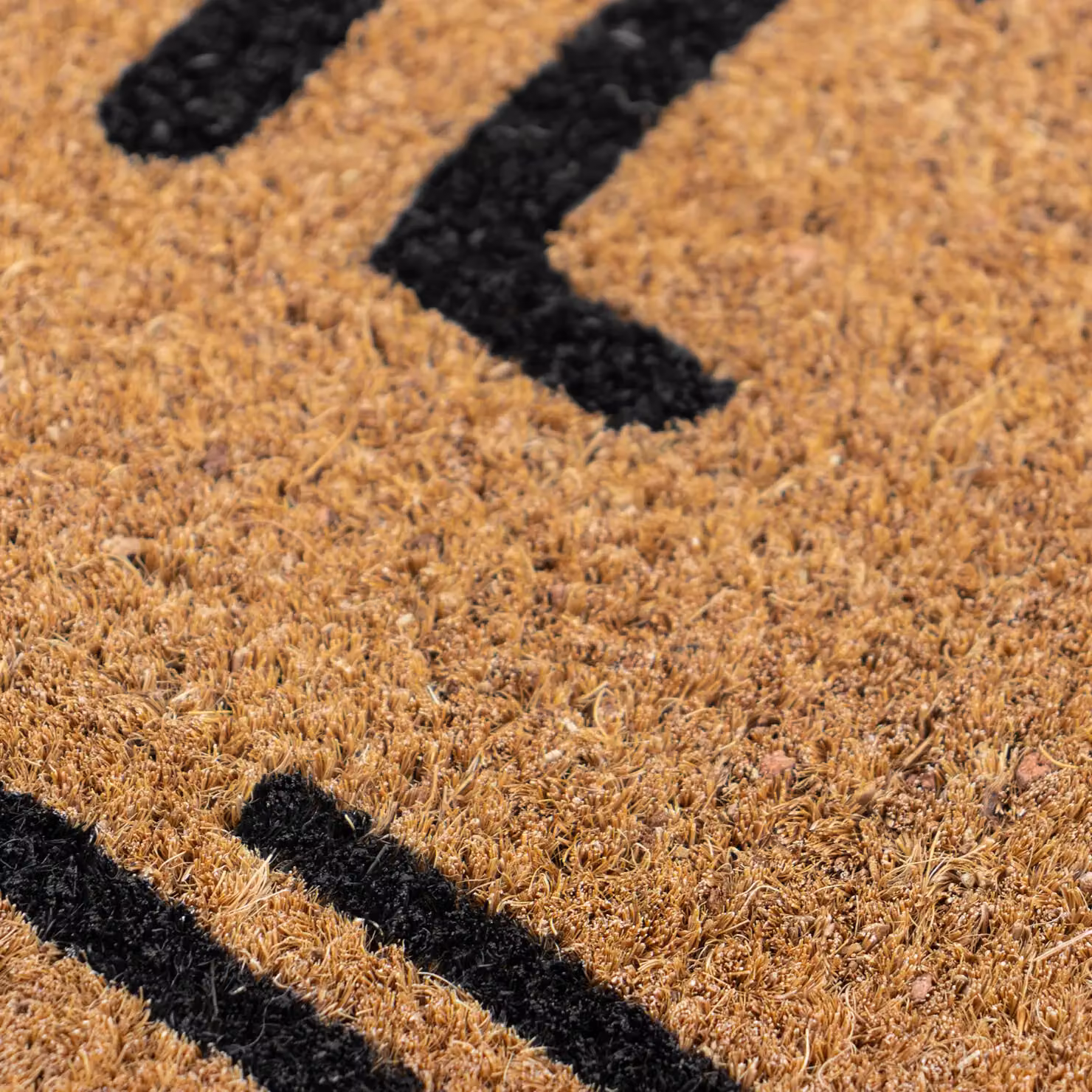 JVL Brown Coir and Rubber Non-Slip Weatherproof Doormat and Runner Set, W/D/H: 40 x 120 x 1.5 cm – 3
