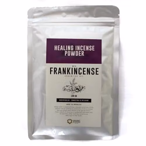 KDMD Frankincense Healing Incense Powder, 100g, Dark Brown