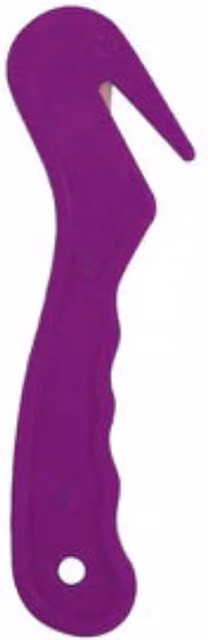 Betley Butterfly Concealed Blade Bale Cutter in Purple