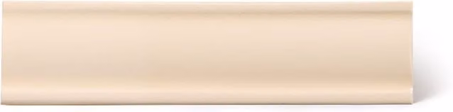 House of Hackney Navarre Dado Ceramic Field Tile Sample, Ecru/Beige, W: 3.81 cm, H: 15.24 cm, D: 38.1 cm