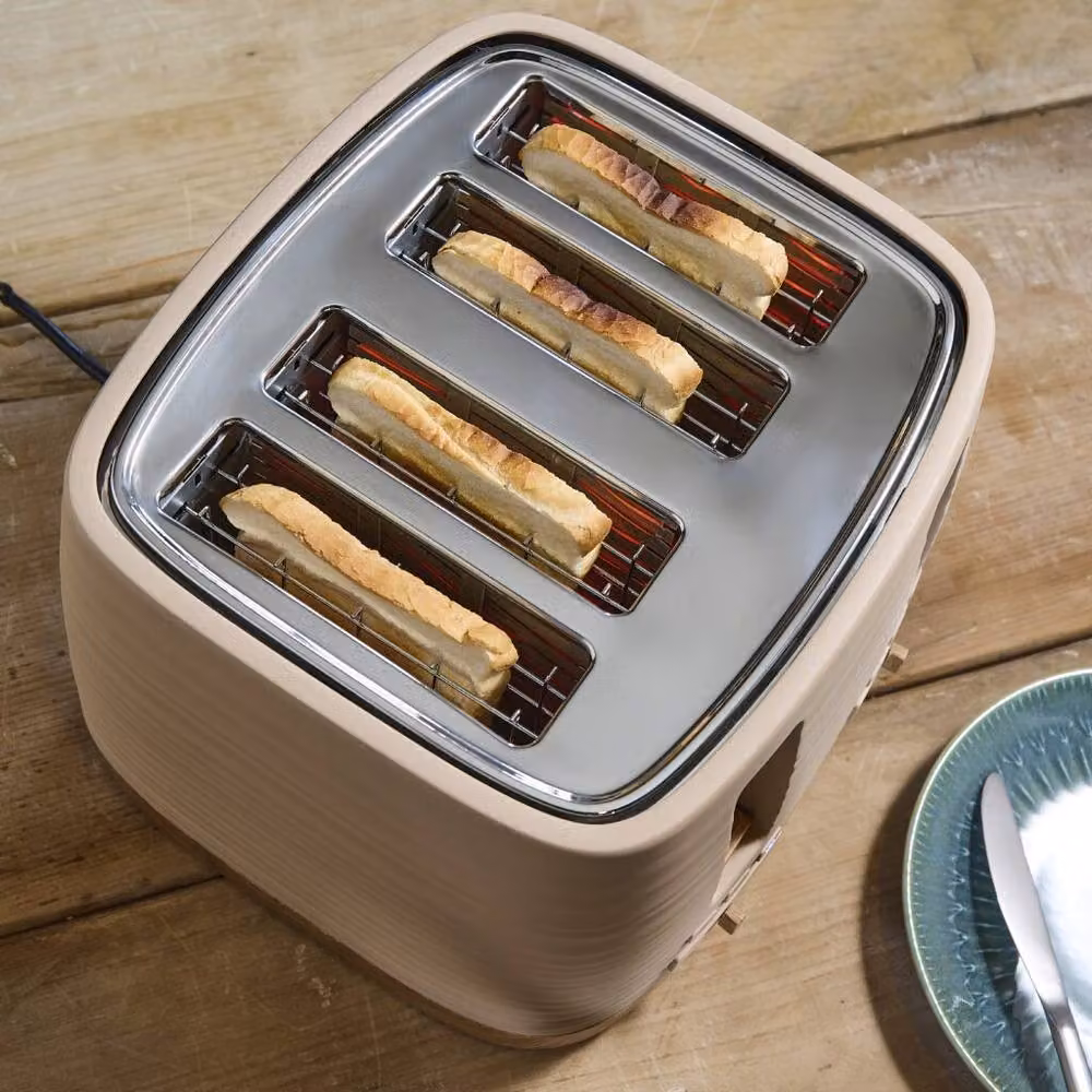 Morphy Richards Clay 4 Slice Ceramic Toaster in Beige – 3