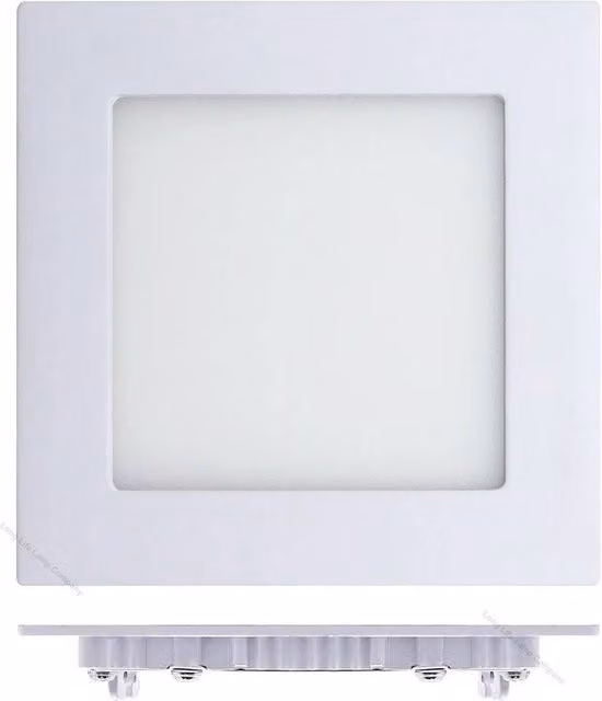 SPETLEK Square LED Ceiling Flat Panel Light in Cool White – 1