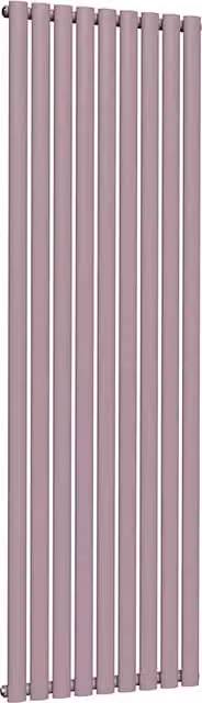 Lux Heat Lux Oval Wall Mounted Radiator in Lavender Mist Purple Steel