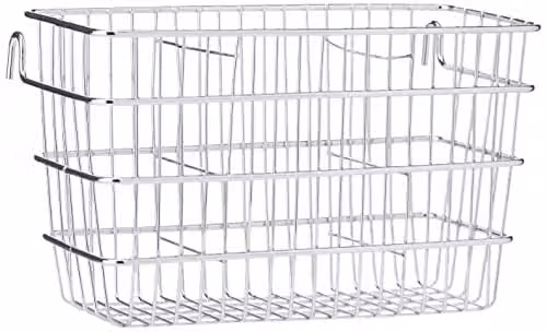 KitchenCraft Metal Wire Cutlery Holder in Silver and Multicolour, W/D: 25 x 25 cm – 1