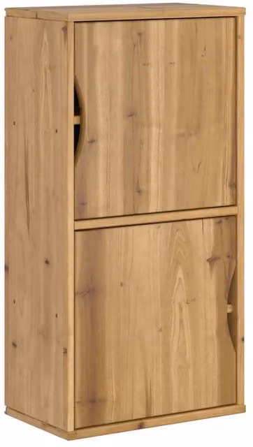Berkfield Home ODDA Side Cabinet in Brown Solid Pine Wood, W/D/H: 40 x 24 x 79 cm