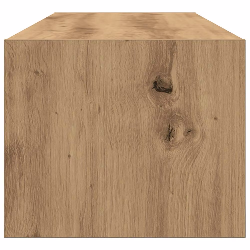 Berkfield Home Artisan Oak TV Cabinet in Brown, W: 100 cm, D: 31 cm, H: 25.5 cm – 3