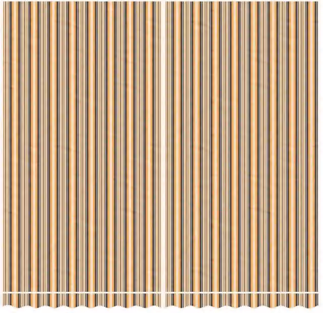 Berkfield Home Replacement Polyester Awning Fabric in Multicolour Stripe, W 4 m x D 3.5 m