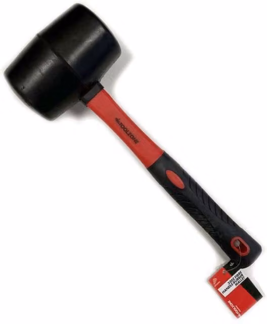 Garden Mile Soft Black Rubber Mallet