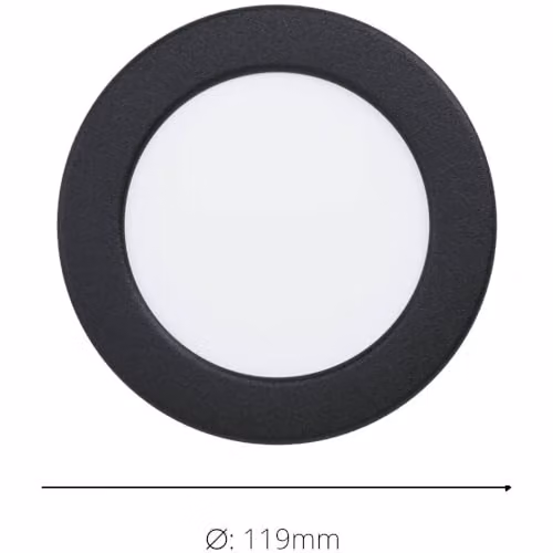 Loops Modern LED Ceiling Light in Black and Gold/Brass – 3