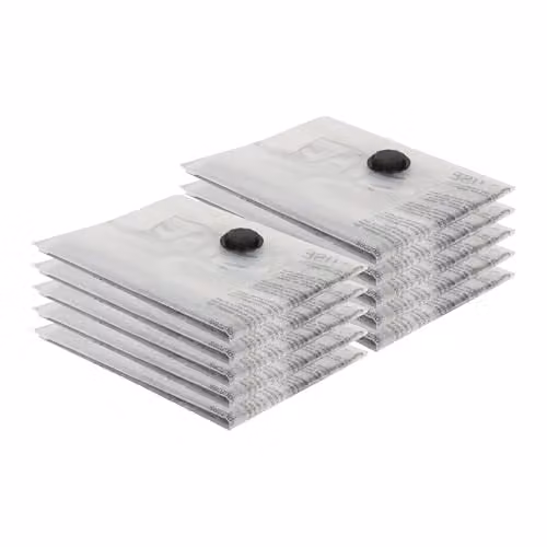 Harbour Housewares Vacuum Storage Bags, Grey and Transparent, Pack of 10, W: 60 cm x H: 80 cm