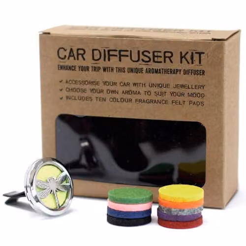 KDMD Dragonfly Car Diffuser Kit in Green, 30mm – 2