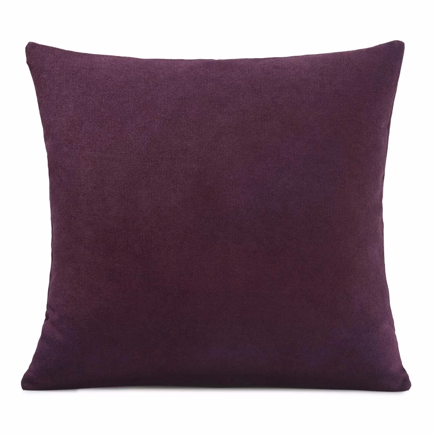 Luxor Living Velvet Chenille Square Cushion in Purple, W/D/H: 55 x 55 x 55 cm – 2