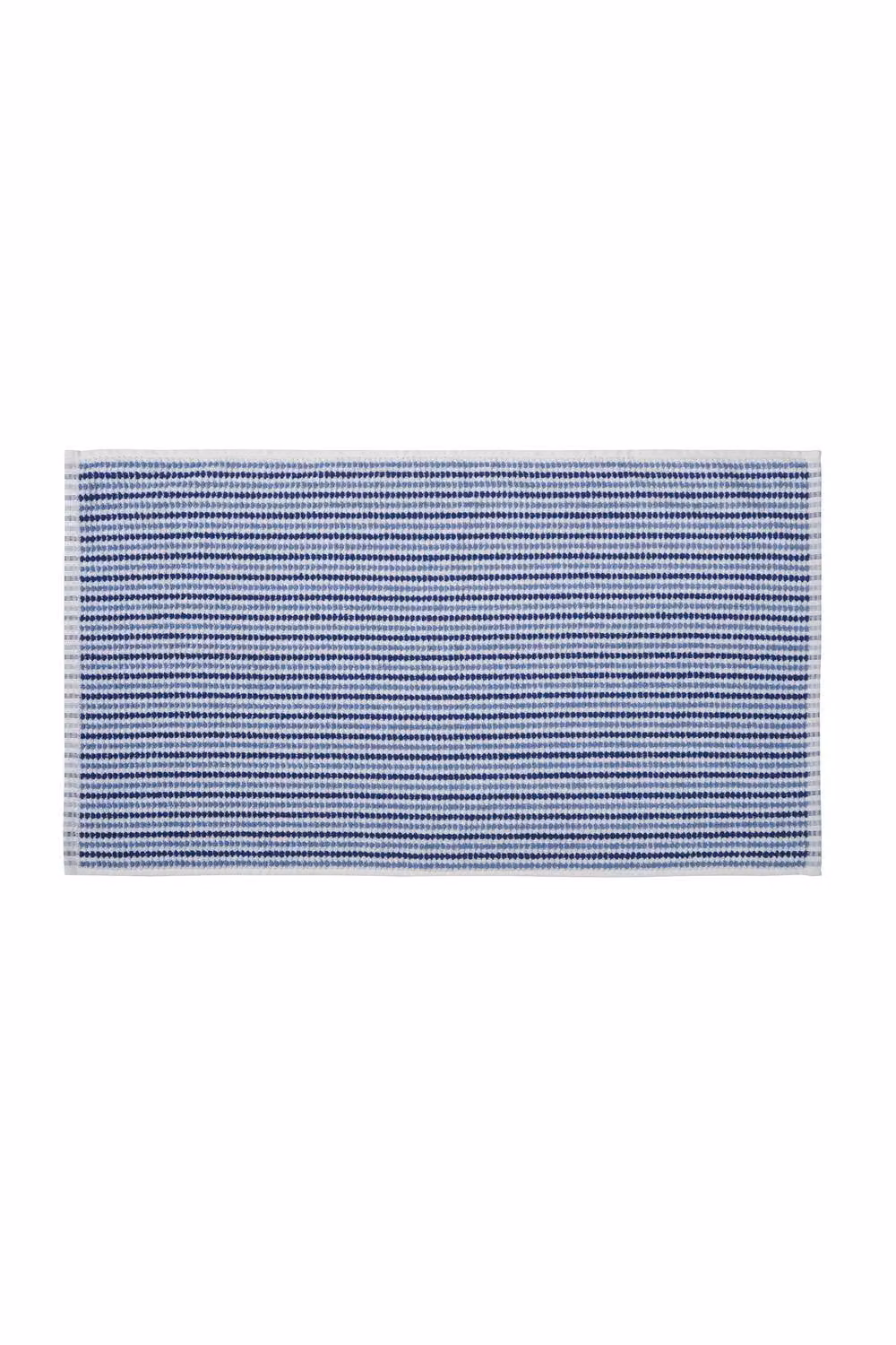 Catherine Lansfield Rice Weave Stripe Cotton Hand Towel, Blue, W: 50 cm, H: 90 cm – 3