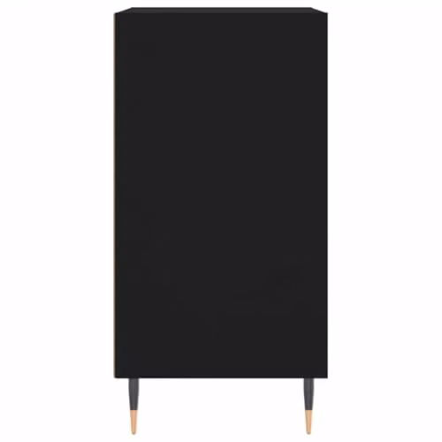 vidaXL Modern Black Sideboard in Engineered Wood and Metal, W/D/H: 57 x 35 x 70 cm – 4