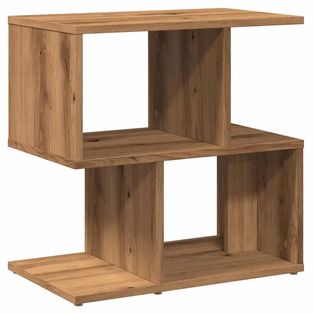 Berkfield Home Artisan Oak Bedside Cabinet, Brown, W: 50 cm, D: 30 cm, H: 51.5 cm – 2