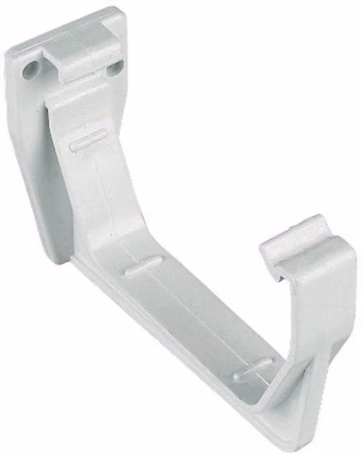 FloPlast 114mm Square Fascia Bracket in White