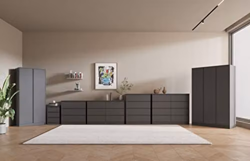 Seconique Malvern 3 Door Wardrobe in Grey – 2