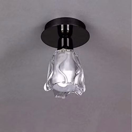 Netlighting Amel Ceiling Light in Black Chrome with GU10 Bulb Included – 2