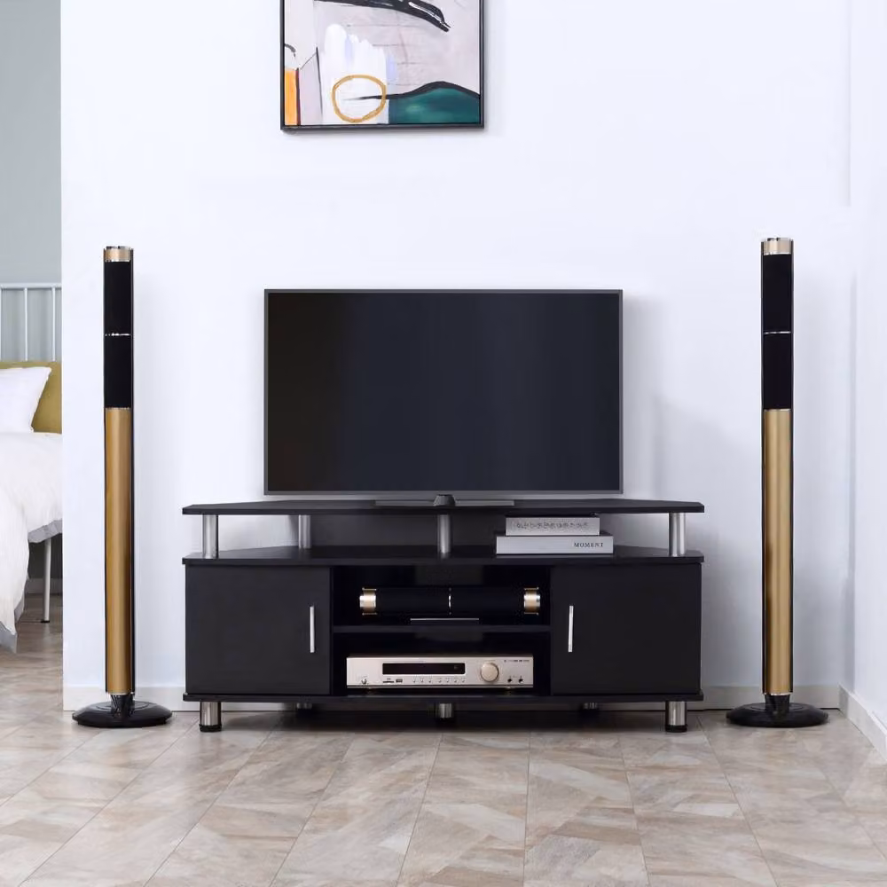 Wyld Haus Zisaba Mika Black TV Unit for up to 55 inch Screens, Width: 120 cm – 3